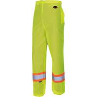 5670 Traffic Safety Pants, Polyester, 2X-Small/X-Small, High Visibility Lime-Yellow Duraquip Inc