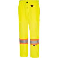 5999PW Women's  Traffic Safety Pants, Polyester, X-Small, High Visibility Lime-Yellow Duraquip Inc