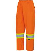 5586 Pantalon de s&eacute;curit&eacute; hydrofuge de 450D, Polyester/Polyur&eacute;thane, 4T-Grand, Jaune lime haute visibilit&eacute; Duraquip Inc