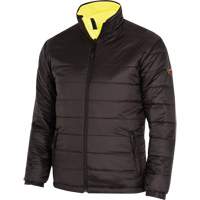 5771 Manteau de s&eacute;curit&eacute; imperm&eacute;able r&eacute;versible, Polyester/Polyur&eacute;thane, Jaune lime haute visibilit&eacute;, Petit Duraquip Inc
