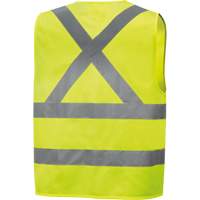 6886 High-Visibility Tricot Safety Vest, High Visibility Lime-Yellow, Small, Polyester Duraquip Inc