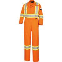 5551T Flame-Gard&reg; FR/Arc-Rated Coverall, Size 40 (Tall), High Visibility Orange, 9.1 cal/cm² Duraquip Inc