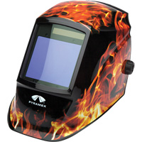 Leadhead&reg; Auto Darkening Welding Helmet, 3.8" L x 3.4" W View Area, 9 - 13 Shade Range Duraquip Inc