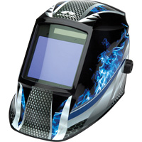Leadhead&reg; Auto Darkening Welding Helmet, 3.8" L x 3.4" W View Area, 9 - 13 Shade Range Duraquip Inc