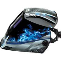 Leadhead&reg; Auto Darkening Welding Helmet, 3.8" L x 3.4" W View Area, 9 - 13 Shade Range Duraquip Inc