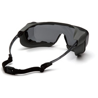 Cappture Plus Safety Goggles, Grey Lens, Anti-Fog, Closed Vent Duraquip Inc