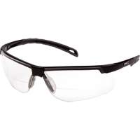 H2MAX Reader Lens with Black Frame, Anti-Fog, Clear, 2.0 Diopter Duraquip Inc