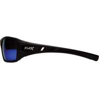 Velar Safety Glasses, Blue Mirror Lens, ANSI Z87+/Meets/Exceeds CSA Z94.3 Duraquip Inc