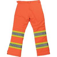 Womens Insulated Flex Safety Pant, Polyester, X-Small, High Visibility Orange Duraquip Inc
