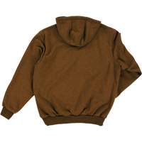 Water Repellent Fleece Pullover Hoodie, Men's, X-Small, Brown SHJ084 | Duraquip Inc