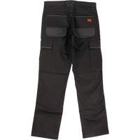 Pantalon de travail WP100, Coton/Spandex, Noir, Taille 0, Entrejambe 30 Duraquip Inc