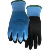 Gants hydrofuges Stealth Black Ops, Taille Petit, Calibre 15, Rev&ecirc;tement Latex de caoutchouc, Enveloppe en Fibre de verre/Polyester, ASTM ANSI niveau A4 Duraquip Inc