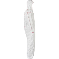 SFR Coveralls with Hood, Medium, White, Tyvek&reg; 400 Duraquip Inc
