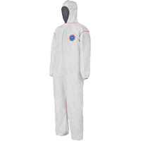 SFR Coveralls with Hood, Medium, White, Tyvek&reg; 400 Duraquip Inc