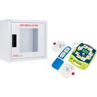 Ensemble armoire murale et défibrillateur AED Plus<sup>MD</sup>, Semi-automatique, Anglais, Classe 4 SHJ773 | Duraquip Inc