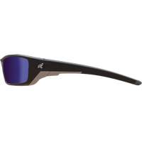 Reclus Safety Glasses, Blue Mirror Lens, Anti-Scratch, ANSI Z87+/MCEPS GL-PD 10-12/Meets/Exceeds CSA Z94.3 Duraquip Inc