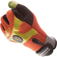 High-Visibility Anti-Vibration Air Gloves, Size Small/7 Duraquip Inc
