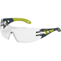 MX200 Rimless Wraparound Safety Glasses, Clear Lens, Anti-Fog/Anti-Scratch, ANSI Z87+/Meets/Exceeds CSA Z94.3 Duraquip Inc
