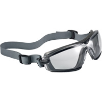 Cobra TPR Compact Safety Goggles, Clear Lens, Anti-Fog/Anti-Scratch, Closed Vent Duraquip Inc