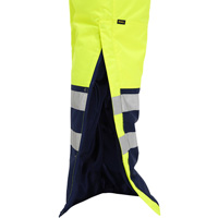 Bisley&reg; Extreme Cold Bib Overall, Polyester, Small, High Visibility Lime-Yellow Duraquip Inc