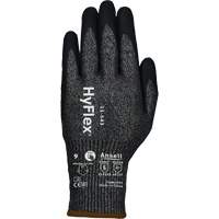 HyFlex&reg; 11-543 Cut Resistant Gloves, Size 6, 13 Gauge, Nitrile Coated, Nylon/Stainless Steel/HPPE/Spandex Shell, ASTM ANSI Level A7/EN 388 Level F Duraquip Inc
