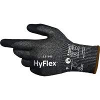 HyFlex&reg; 11-543 Cut Resistant Gloves, Size 6, 13 Gauge, Nitrile Coated, Nylon/Stainless Steel/HPPE/Spandex Shell, ASTM ANSI Level A7/EN 388 Level F Duraquip Inc