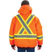 Waterproof 7-in-1 Winter Parka, High Visibility Orange, X-Large Duraquip Inc