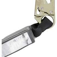 SA-5200-2.5 Shock Absorbing Lanyard, 2.5', Snap Hook Center, Snap Hook Leg Ends, Polyester Duraquip Inc
