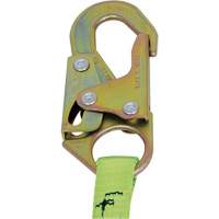 SA-5405-4 Shock Absorbing Lanyard, 4', Snap Hook Center, Snap Hook Leg Ends, Polyester Duraquip Inc