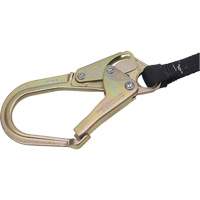 SA-6402-4 Shock Absorbing Lanyard, 4', Form Hook Center, Snap Hook Leg Ends, Polyester Duraquip Inc