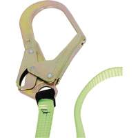 SA-54022-4 Shock Absorbing Lanyard, 4', Form Hook Center, Snap Hook Leg Ends, Polyester Duraquip Inc