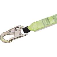 SA-64022-6 Shock Absorbing Lanyard, 6', Form Hook Center, Snap Hook Leg Ends, Polyester Duraquip Inc