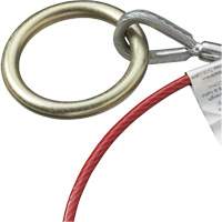 AS-21210-6 6' Cable Anchor with Snap Hook & O-Ring, Sling, Temporary Use Duraquip Inc