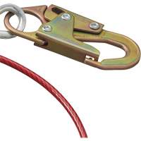 AS-21210-6 6' Cable Anchor with Snap Hook & O-Ring, Sling, Temporary Use Duraquip Inc