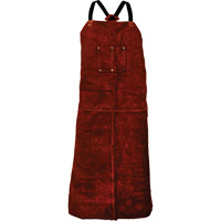 Tillman&reg; 3842 Cowhide Apron, Bib, 42" L, Brown Duraquip Inc