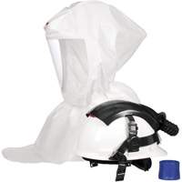Versaflo S-Series Painter's Hood Assembly S-767 with Inner Shroud & Hardhat, Standard, Hard Top, Single Shroud Duraquip Inc
