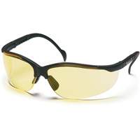 Venture II&reg; Half-Frame Safety Glasses, Amber Lens, ANSI Z87+/MCEPS GL-PD 10-12/Meets/Exceeds CSA Z94.3 Duraquip Inc