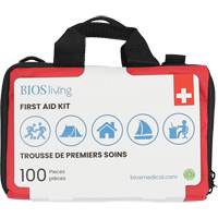 100-Piece Home & Travel First Aid Kit, Nylon Bag Duraquip Inc