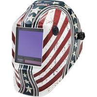 VIKING 3350 Daredevil Welding Helmet, 3.74" L x 3.34" W View Area, 5 - 13 Shade Range Duraquip Inc