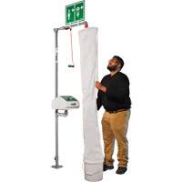 Safety Shower Test Kit with Bucket & Shower Sock Duraquip Inc