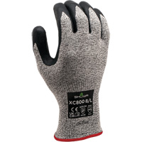 XC800 Cut-Resistant Gloves, Size 6/Small, 13 Gauge, Nitrile Coated, HPPE Shell, ASTM ANSI Level A5/EN 388 Level E Duraquip Inc