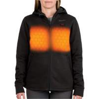 M12 Heated Hoodie with Battery, Women's, Medium, Black, Poly-Cotton Duraquip Inc
