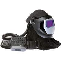 Ensemble de mise &agrave; niveau du syst&egrave;me de respirateur &agrave; &eacute;puration d'air propuls&eacute; Adflo avec casque Versaflo de la s&eacute;rie M et &eacute;cran de soudage Speedglas, Masque de soudage, Pile Lithium-ion Duraquip Inc