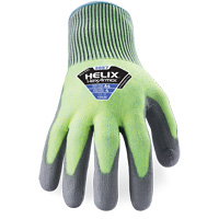 Helix&reg; 2057 Abrasion- & Cut-Resistant Gloves, Size 6/X-Small, 13 Gauge, Polyurethane Coated, HPPE Shell, ASTM ANSI Level A4/EN 388 Level C Duraquip Inc