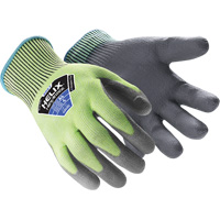 Helix&reg; 2057 Abrasion- & Cut-Resistant Gloves, Size 6/X-Small, 13 Gauge, Polyurethane Coated, HPPE Shell, ASTM ANSI Level A4/EN 388 Level C Duraquip Inc