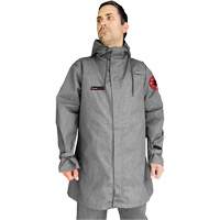 Manteau CoreMAX FR 35" avec capuchon attach&eacute;, Petit, Gris Duraquip Inc