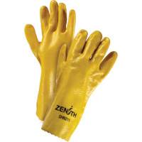 Rough-Finish Chemical-Resistant Gloves, Size 9, 14" L, PVC, Interlock Inner Lining, 47-mil Duraquip Inc