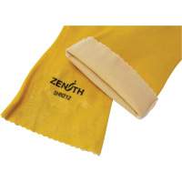 Rough-Finish Chemical-Resistant Gloves, Size 9, 14" L, PVC, Interlock Inner Lining, 47-mil Duraquip Inc