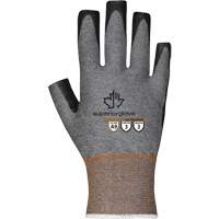 Gants ultra minces &agrave; doigts ouverts, Taille 5, Calibre 21, Rev&ecirc;tement Nitrile, Enveloppe en TenActiv, ASTM ANSI niveau A9 Duraquip Inc