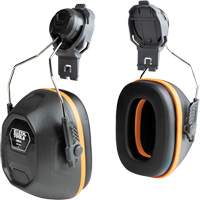 Cache-oreilles pour casques de s&eacute;curit&eacute;, Fixation pour casque, 27 NRR dB Duraquip Inc